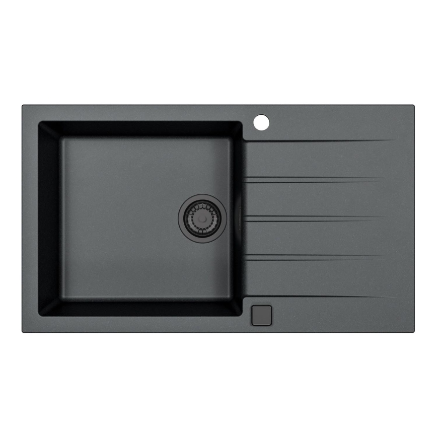ALVEUS 1148160 - Kitchen sink CADIT 86x50 cm granite/black