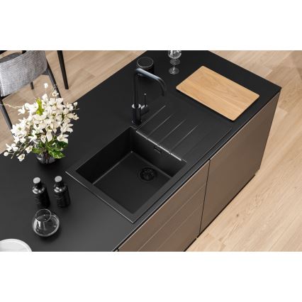 ALVEUS 1148160 - Kitchen sink CADIT 86x50 cm granite/black