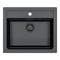 ALVEUS 1148162 - Kitchen sink ATROX 59x50 cm granite/black