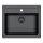 ALVEUS 1148162 - Kitchen sink ATROX 59x50 cm granite/black