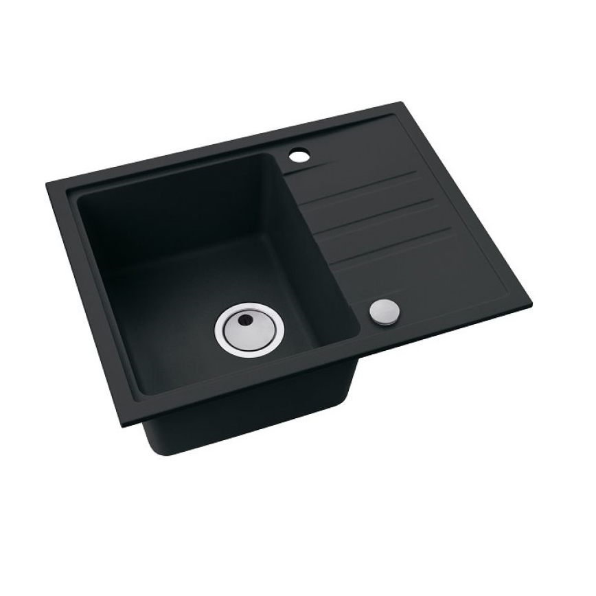 ALVEUS 1149080 - Kitchen sink INTERMEZZO 62x48 cm granite/black