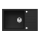 ALVEUS 1149117 - Kitchen sink INTERMEZZO 78x48 cm granite/black