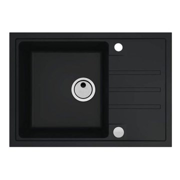 ALVEUS 1149126 - Kitchen sink INTERMEZZO 68x48 cm granite/black