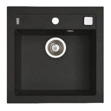 ALVEUS 1149133 - Kitchen sink FORMIC 52x51 cm granite/black