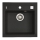 ALVEUS 1149133 - Kitchen sink FORMIC 52x51 cm granite/black