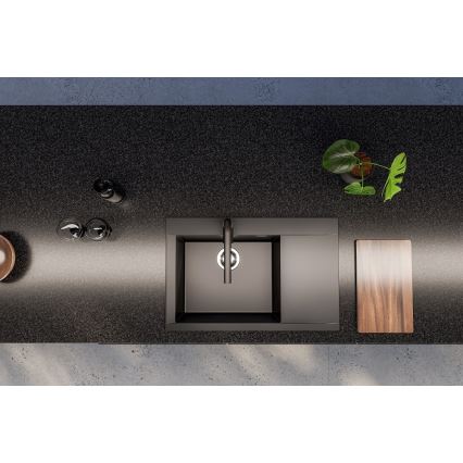ALVEUS 1149303 - PURE Kitchen Sink 79 x 51.5 cm, granite/anthracite