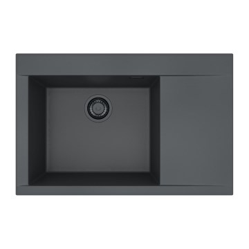 ALVEUS 1149305 - PURE Kitchen Sink 79 x 51.5 cm, Granite/Black