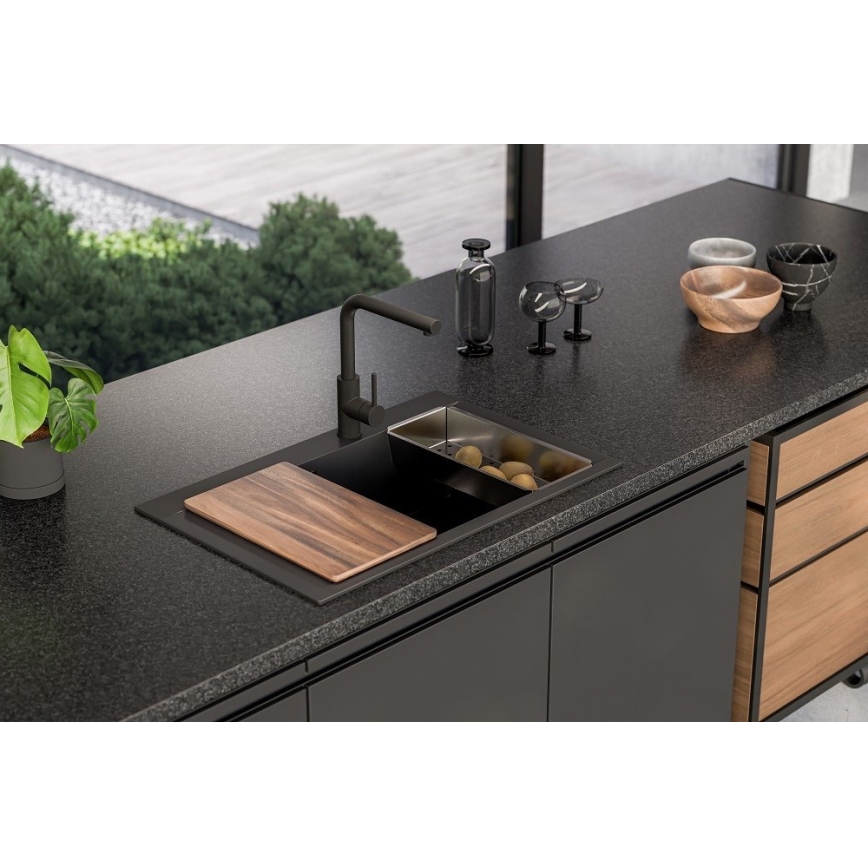 ALVEUS 1149503 - Kitchen sink PURE 79x51.5 cm granite/black