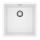 ALVEUS 1150044 - Kitchen sink OMNI 45x45 cm granite/white