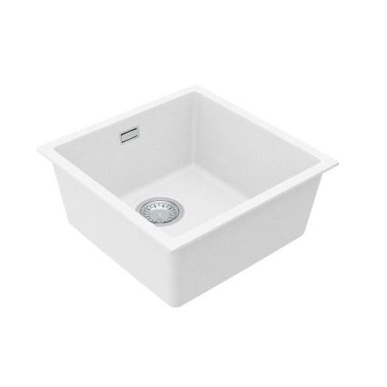 ALVEUS 1150044 - Kitchen sink OMNI 45x45 cm granite/white