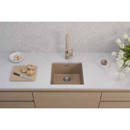 ALVEUS 1150047 - Kitchen sink OMNI 45x45 cm granite/beige