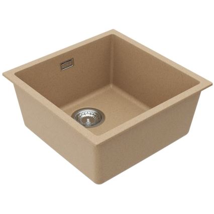 ALVEUS 1150047 - Kitchen sink OMNI 45x45 cm granite/beige