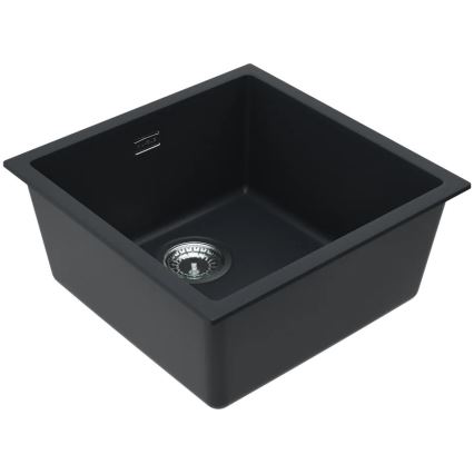 ALVEUS 1150048 - Kitchen sink OMNI 45x45 cm granite/black