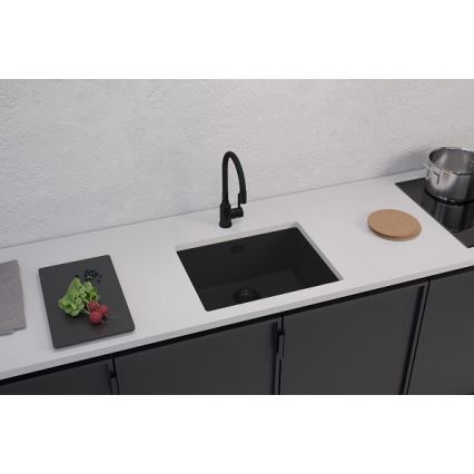 ALVEUS 1150057 - Kitchen sink OMNI 55x45 cm granite/black