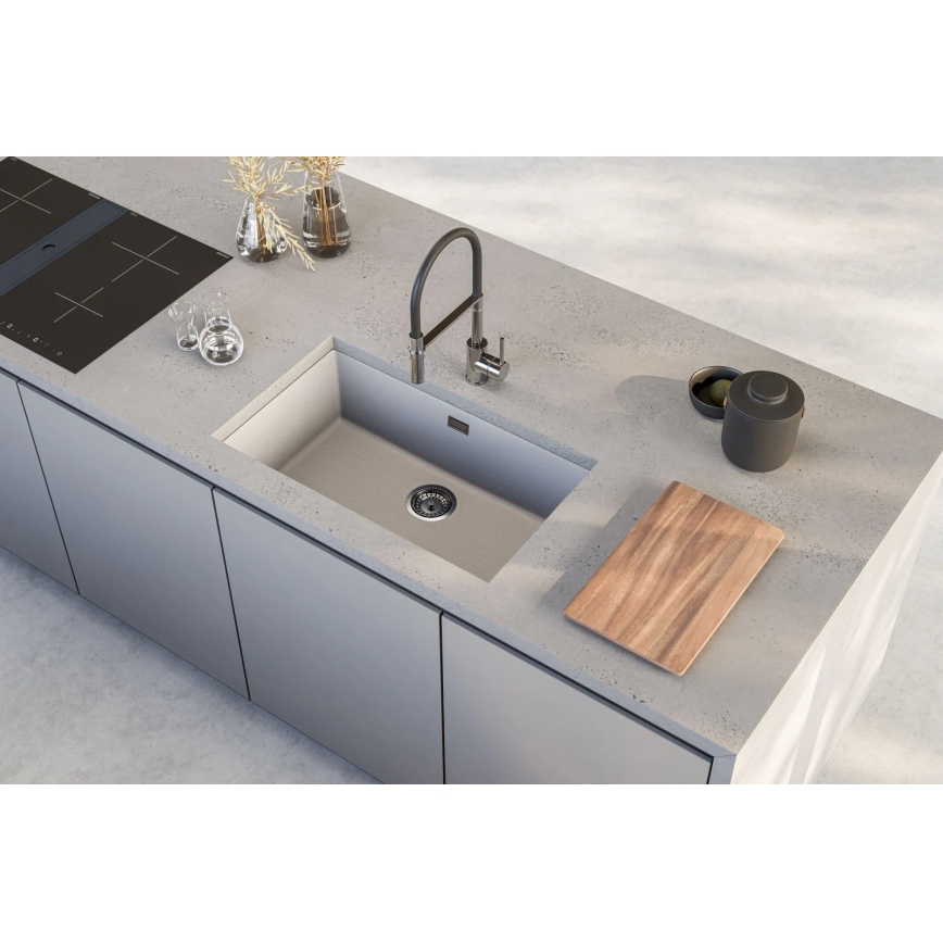 ALVEUS 1150058 - Kitchen sink OMNI 75x45 cm granite/white