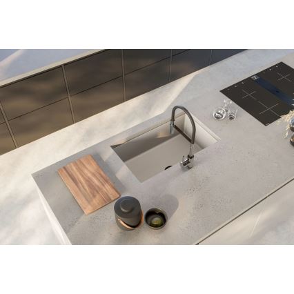 ALVEUS 1150058 - OMNI kitchen sink 75x45 cm granite/white