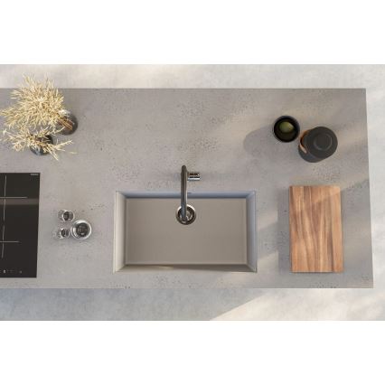 ALVEUS 1150058 - OMNI kitchen sink 75x45 cm granite/white