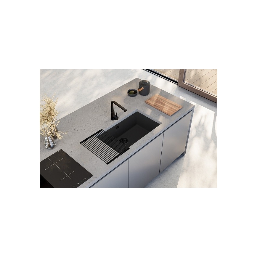 ALVEUS 1150064 - Kitchen sink OMNI 75x45 cm granite/black