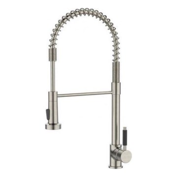 ALVEUS 1150886 - Sink tap with flexible arm with sprayer URBAN 47,1 cm satin