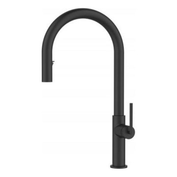 ALVEUS 1150895 - Sink tap with pull-out sprayer ORION 44,2 cm black