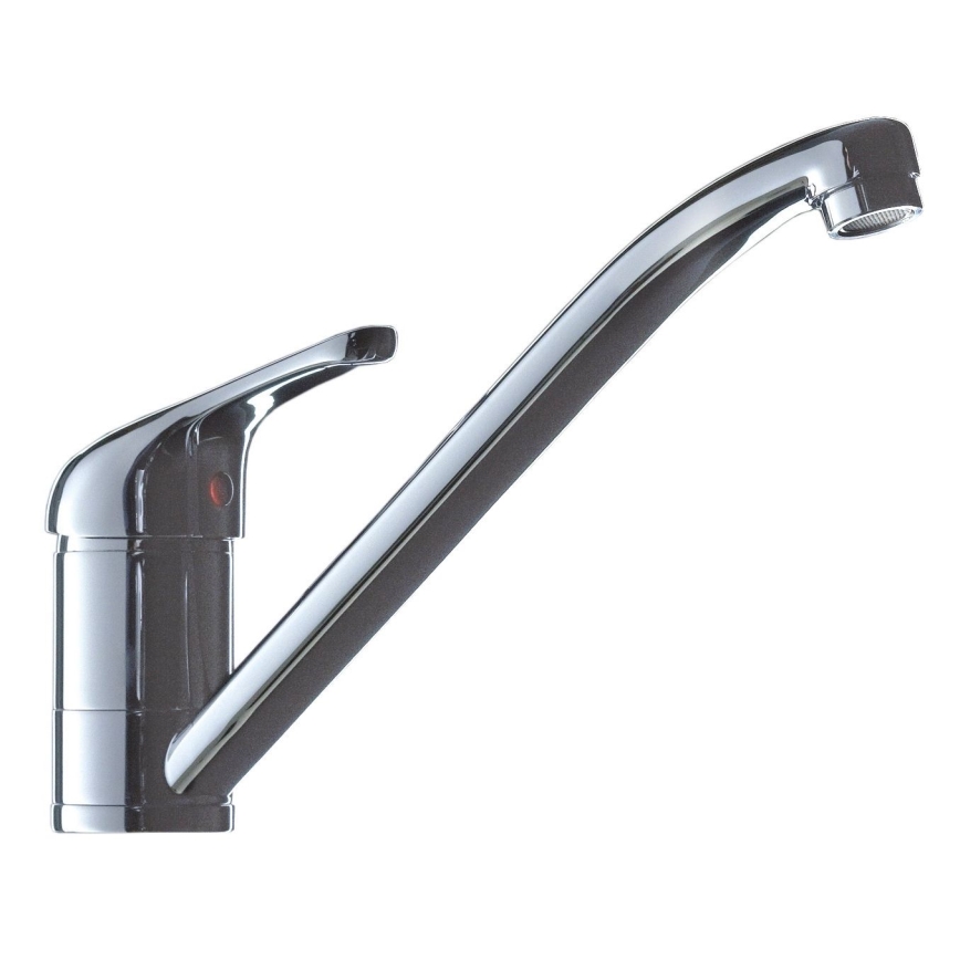 ALVEUS SETA259 - Kitchen Sink BASIC 78x43.5 cm + RIVIERA Tap 14.8 cm satin/glossy chrome