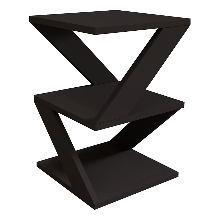 ALVINA Black Shelf