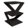 ALVINA Black Shelf