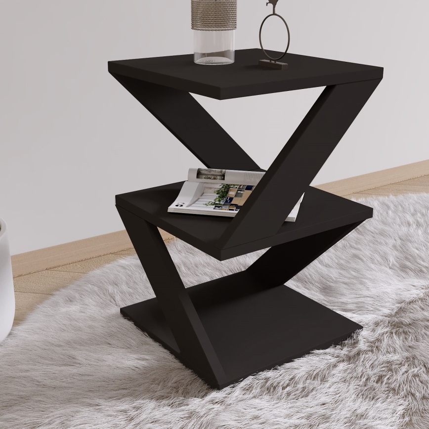 ALVINA Black Shelf