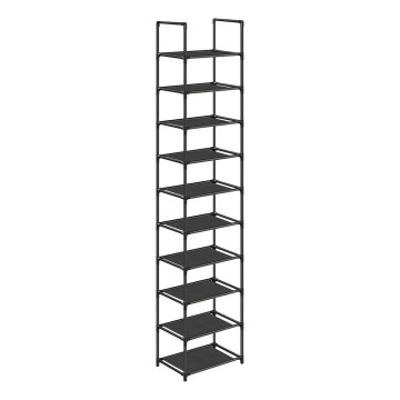 ALVORO Black Shoe Cabinet