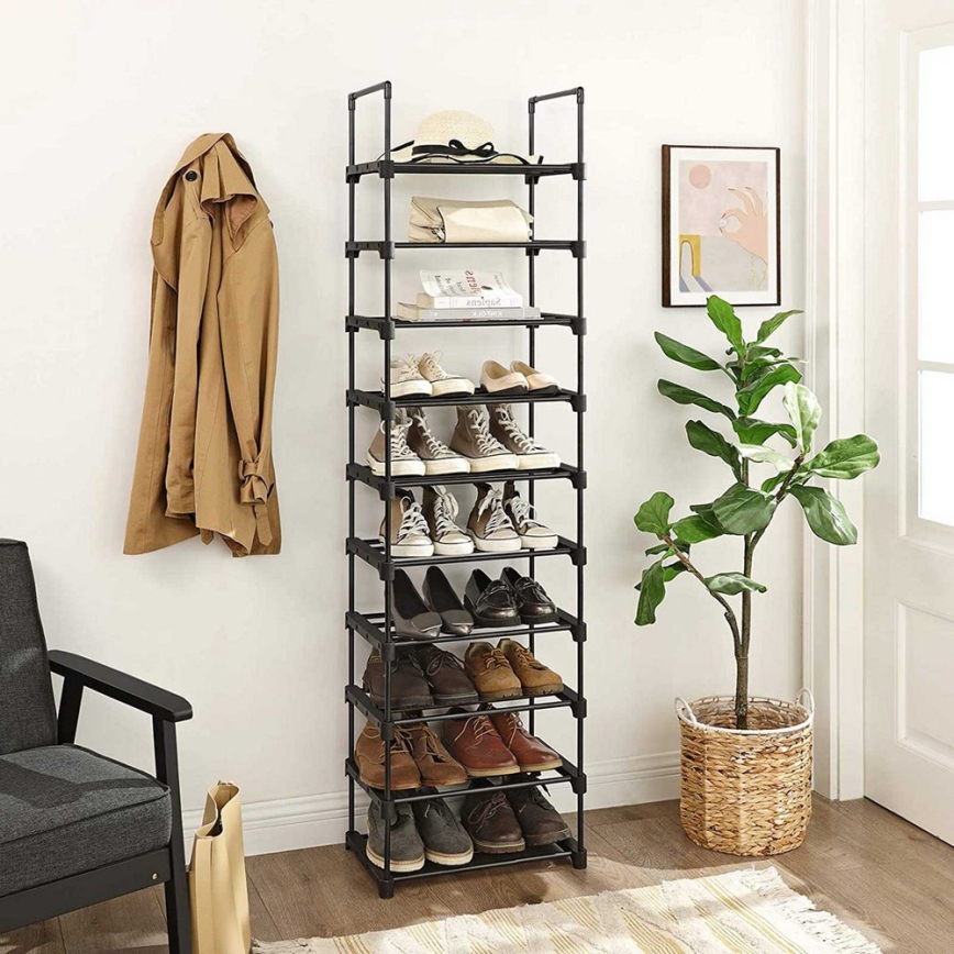 ALVORO Shoe Cabinet, Black