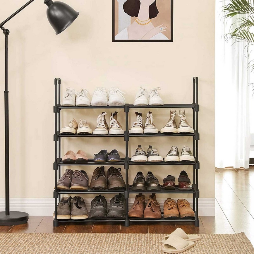 ALVORO Shoe Cabinet, Black