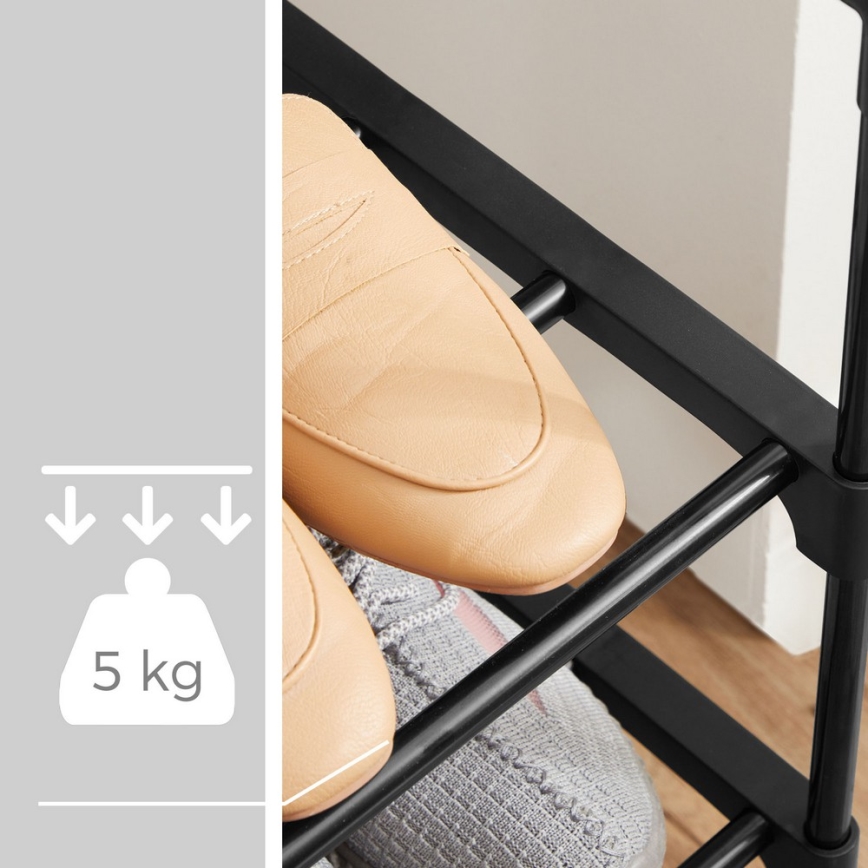 ALVORO Shoe Cabinet – Black