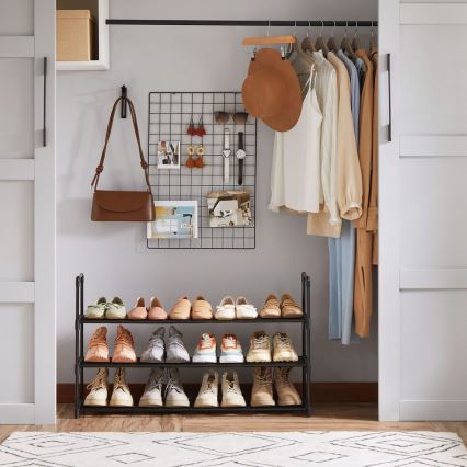 ALVORO Shoe Cabinet – Black