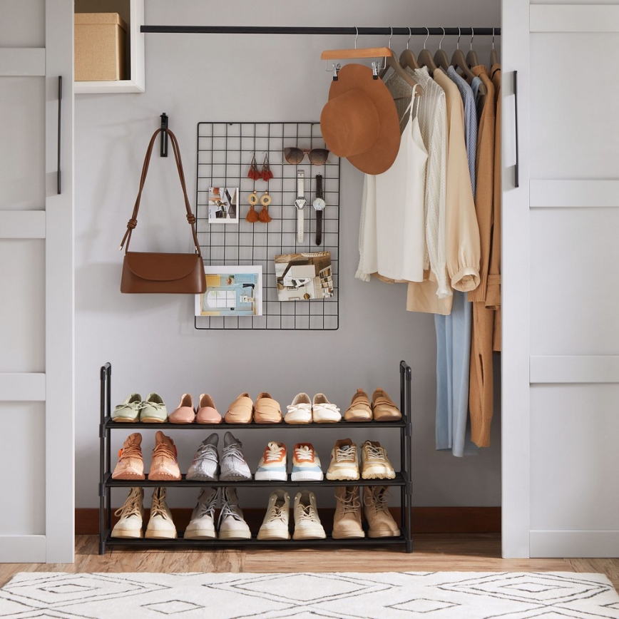 ALVORO Shoe Cabinet – Black