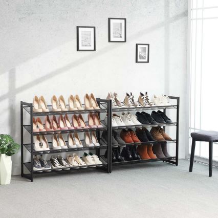 ALVORO Shoe Cabinet, Black