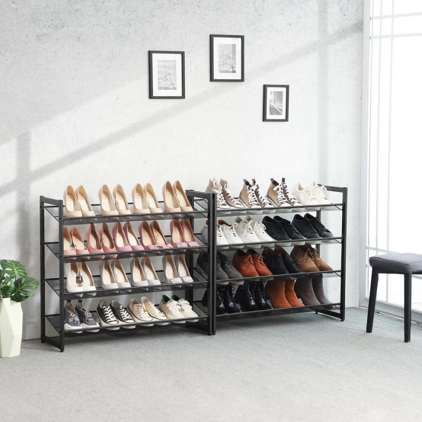 ALVORO Shoe Cabinet, Black