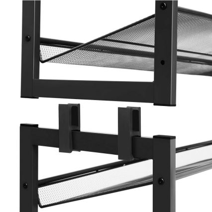 ALVORO Shoe Cabinet, Black