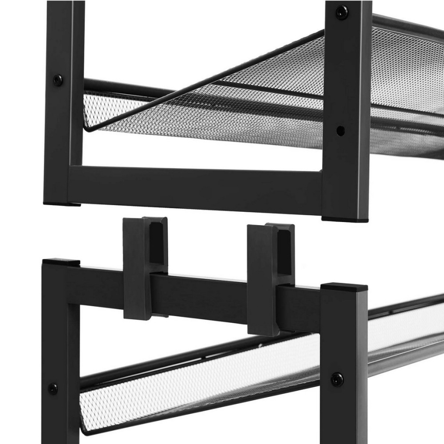 ALVORO Shoe Cabinet, Black