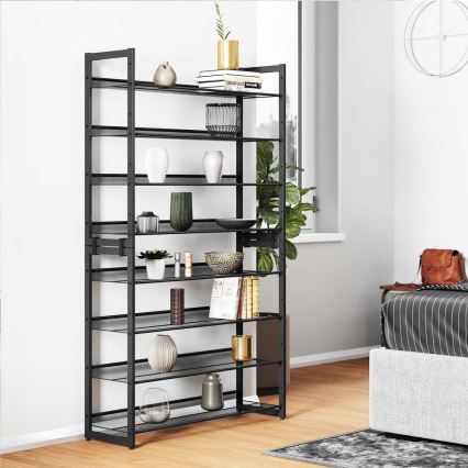 ALVORO Shoe Cabinet, Black
