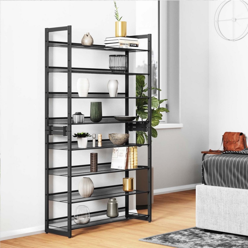 ALVORO Shoe Cabinet, Black