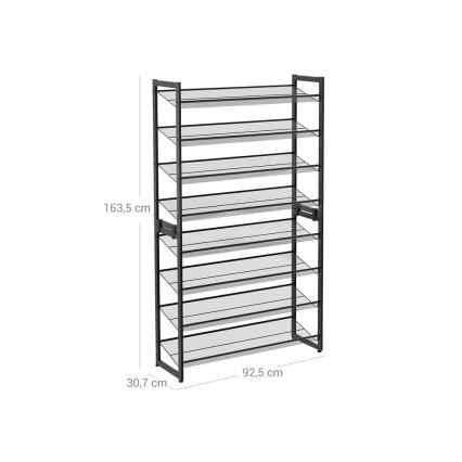 ALVORO Shoe Cabinet, Black