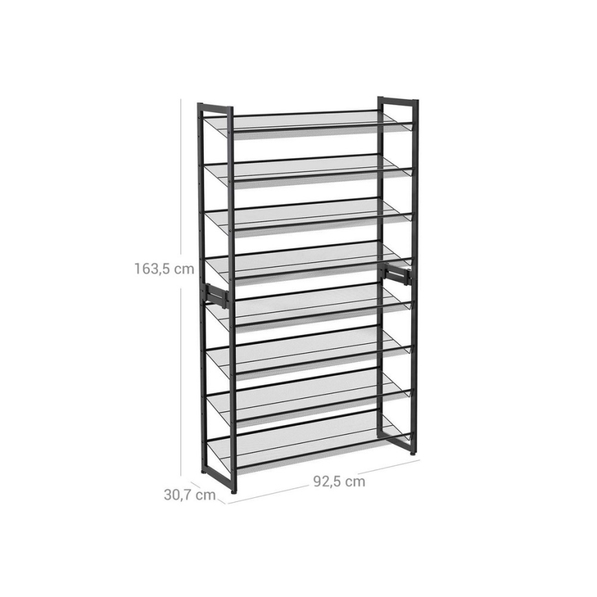 ALVORO Shoe Cabinet, Black