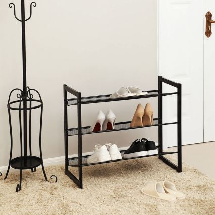 ALVORO Shoe Cabinet, Black