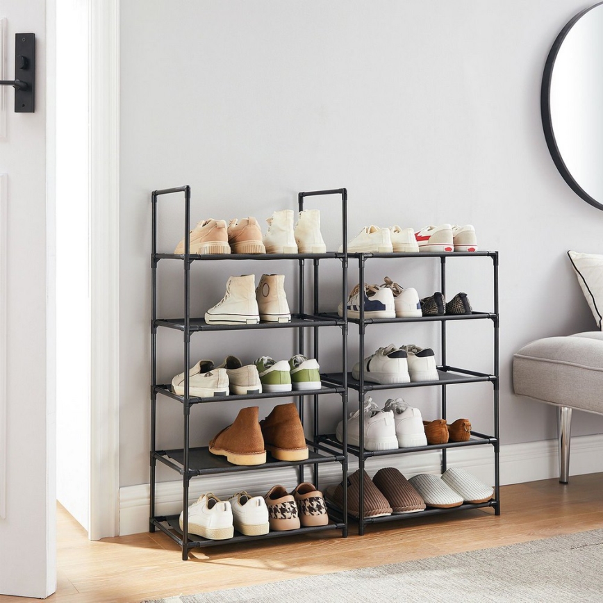 ALVORO Shoe Cabinet – Black