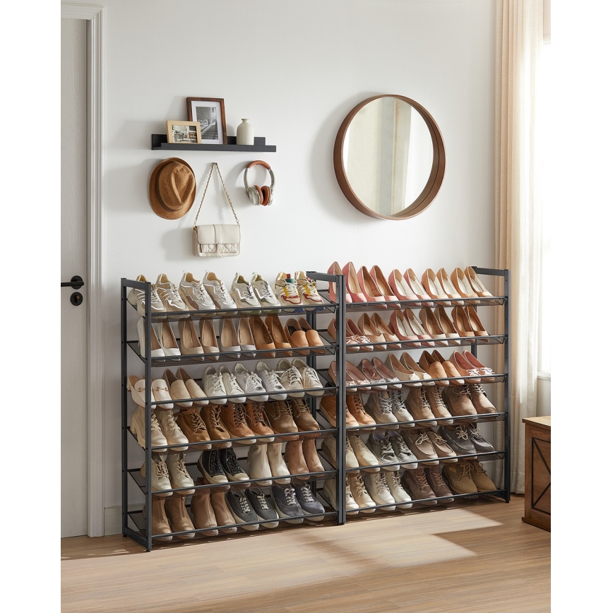ALVORO Shoe Cabinet, Black