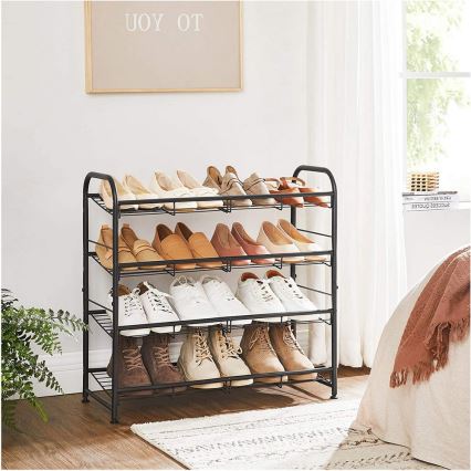 ALVORO Shoe Cabinet, Black