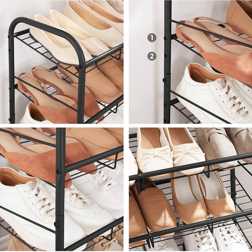 ALVORO Shoe Cabinet, Black