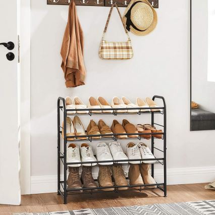 ALVORO Shoe Cabinet, Black