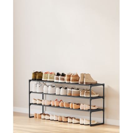 ALVORO shoe cabinet, black