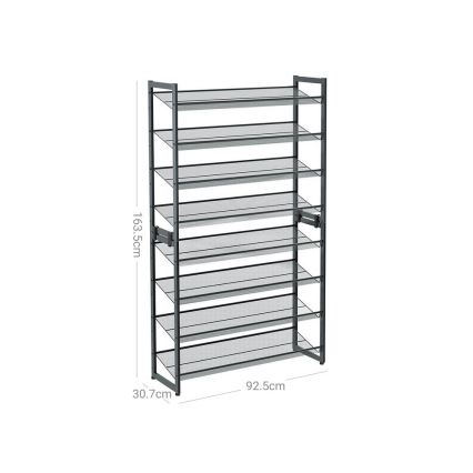 ALVORO Shoe Cabinet, Grey